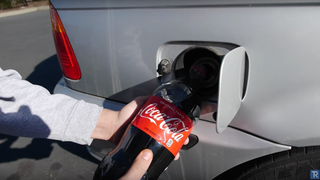 Here Is What Happens When You Fill A Car's Gas Tank With Coke
